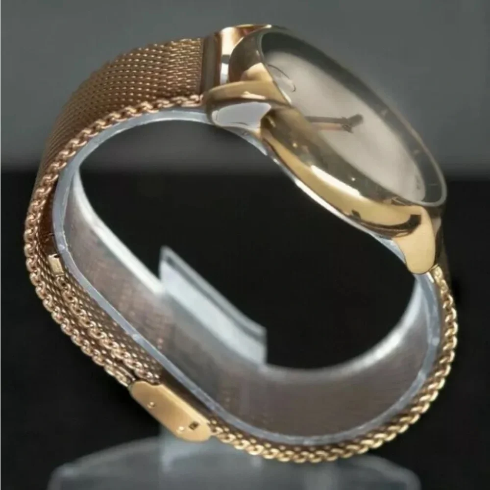 Movado Rose Gold Mesh Watch